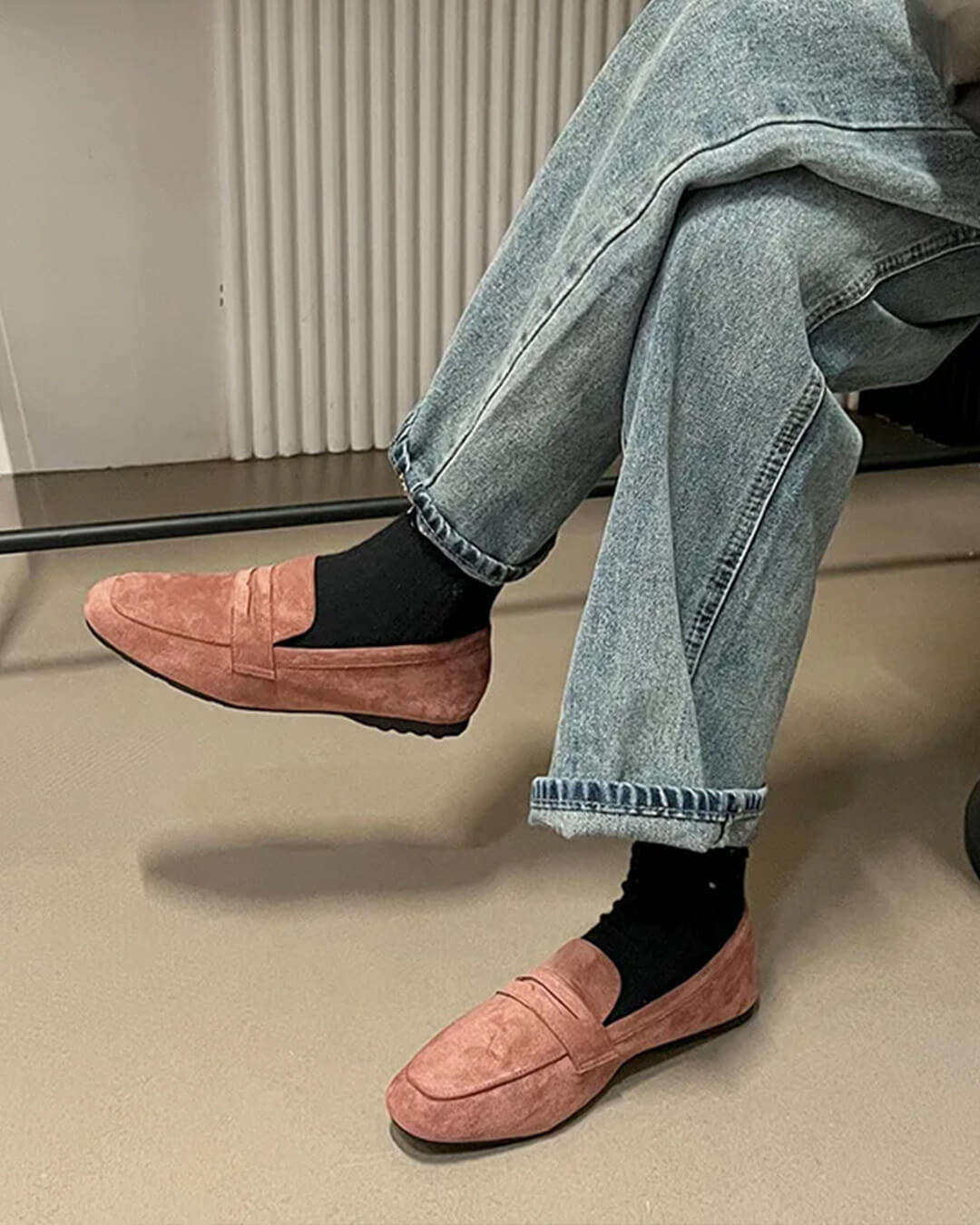 Adira Suede Slip-On Loafers