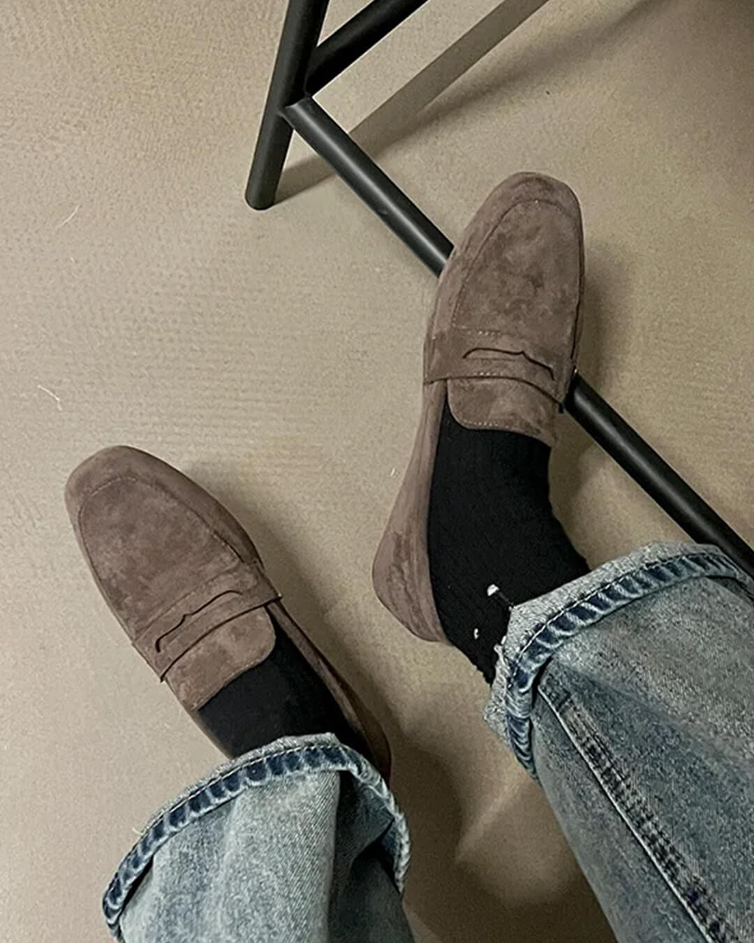 Adira Suede Slip-On Loafers