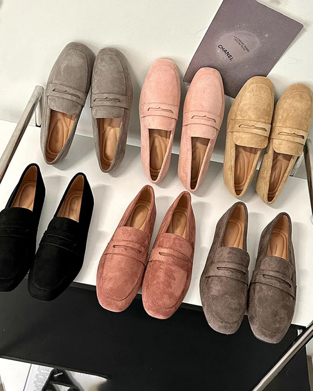 Adira Suede Slip-On Loafers