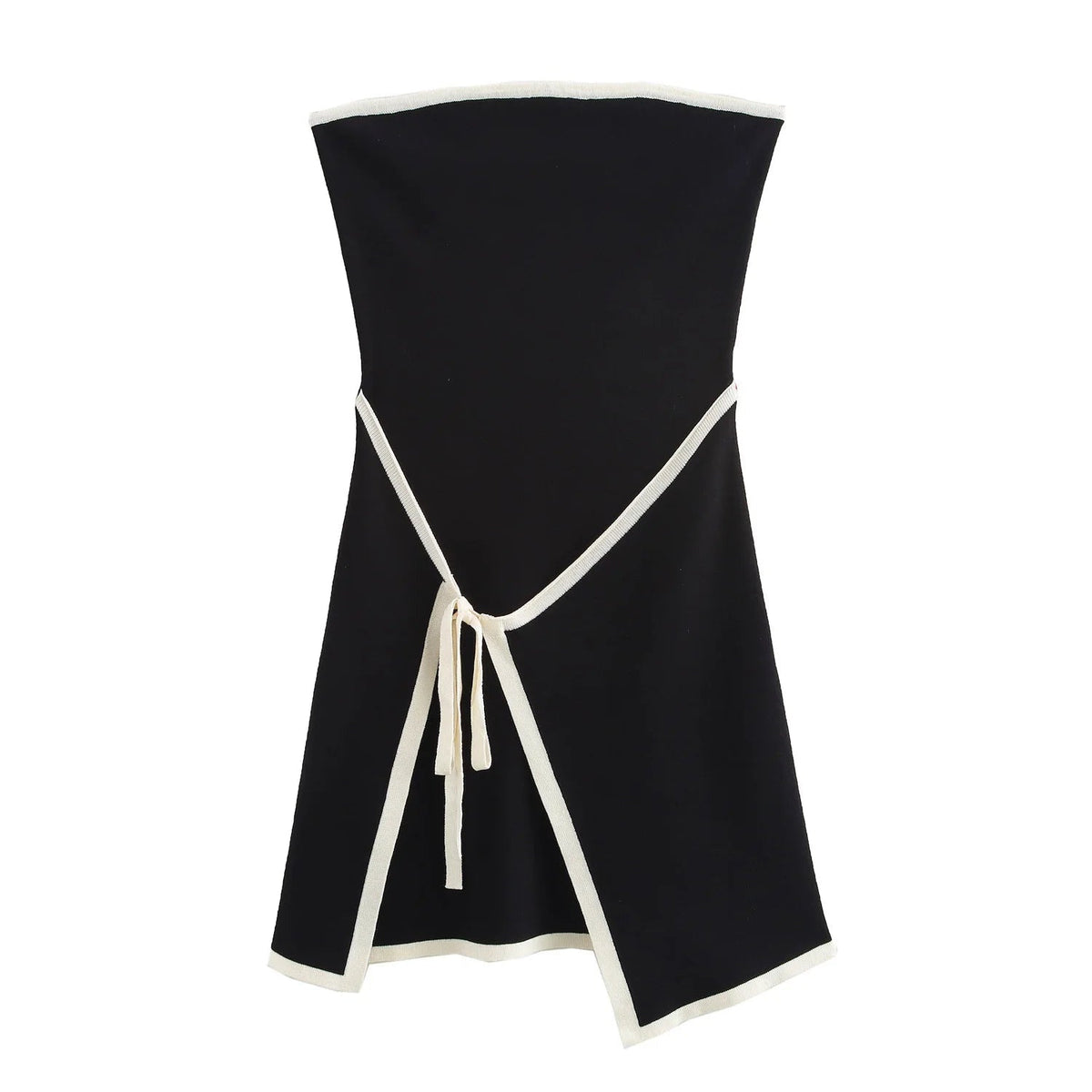 Ahana Backless Lace-Up Mini Dress