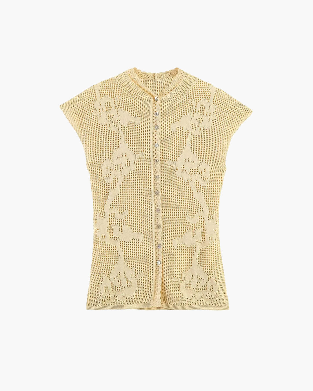 Anne strikket cardigan-topp