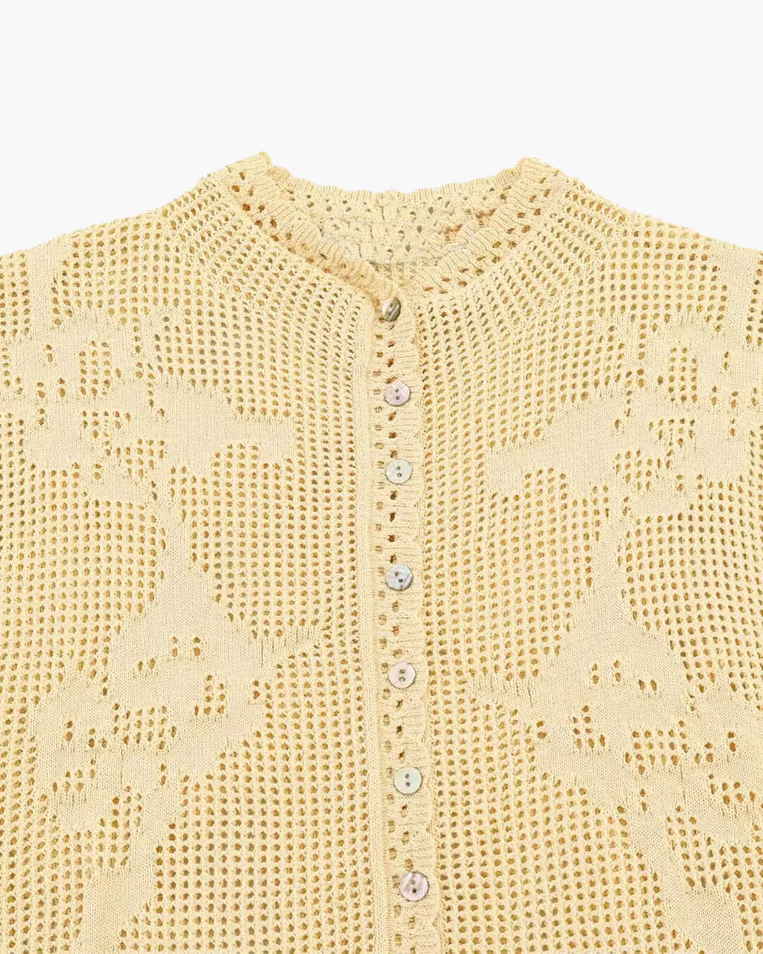 Anne strikket cardigan-topp