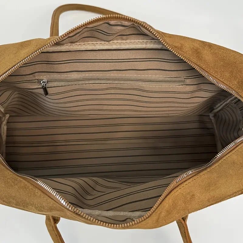 Beatrice vintage laptopveske i semsket kunstskinn
