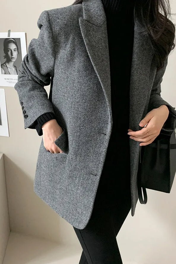 Belle blazer med oversized passform