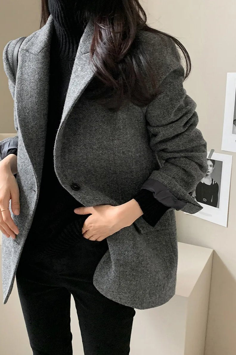 Belle blazer med oversized passform