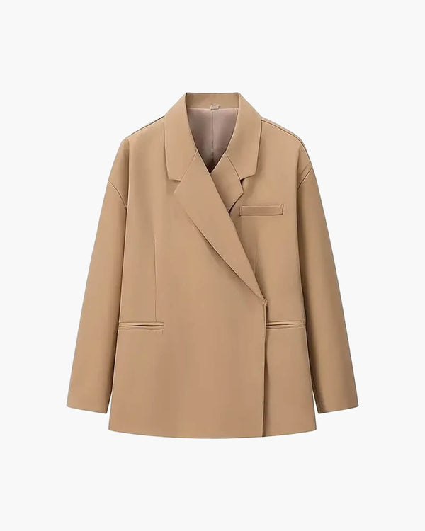 Brittany One-Button Lapel Blazer