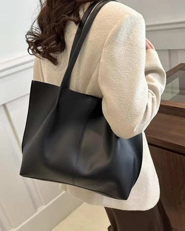 Calista Faux Leather Tote Bag