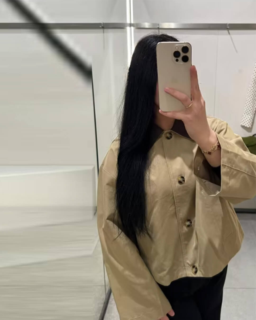Charlotte arbeidsjakke med glidelås