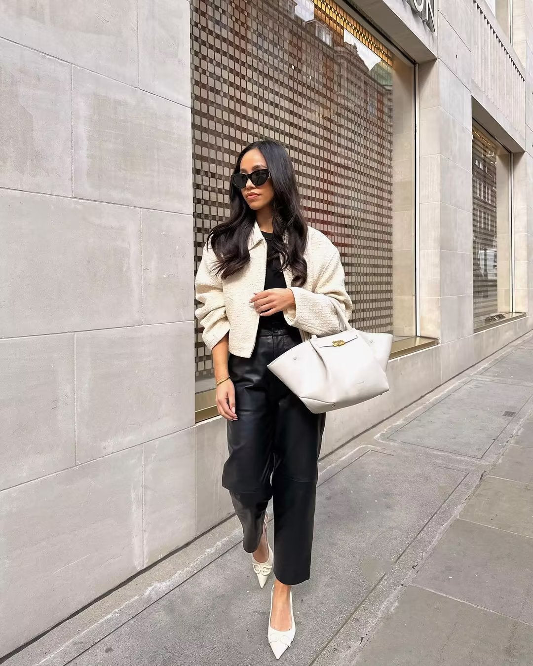 Ciara Collared Boucle Jacket