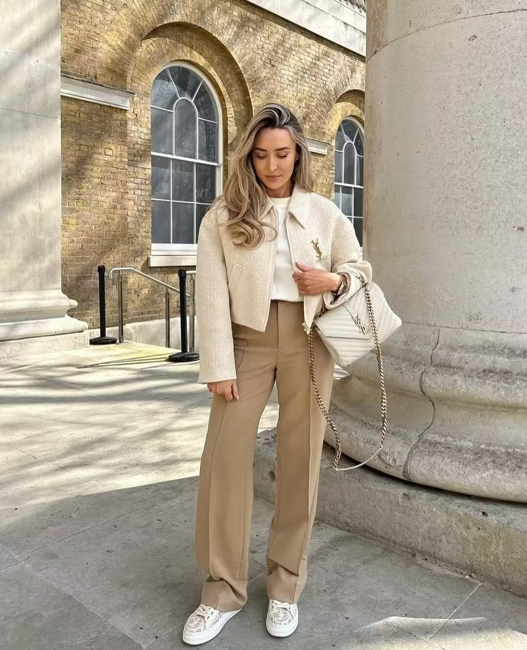Ciara Collared Boucle Jacket