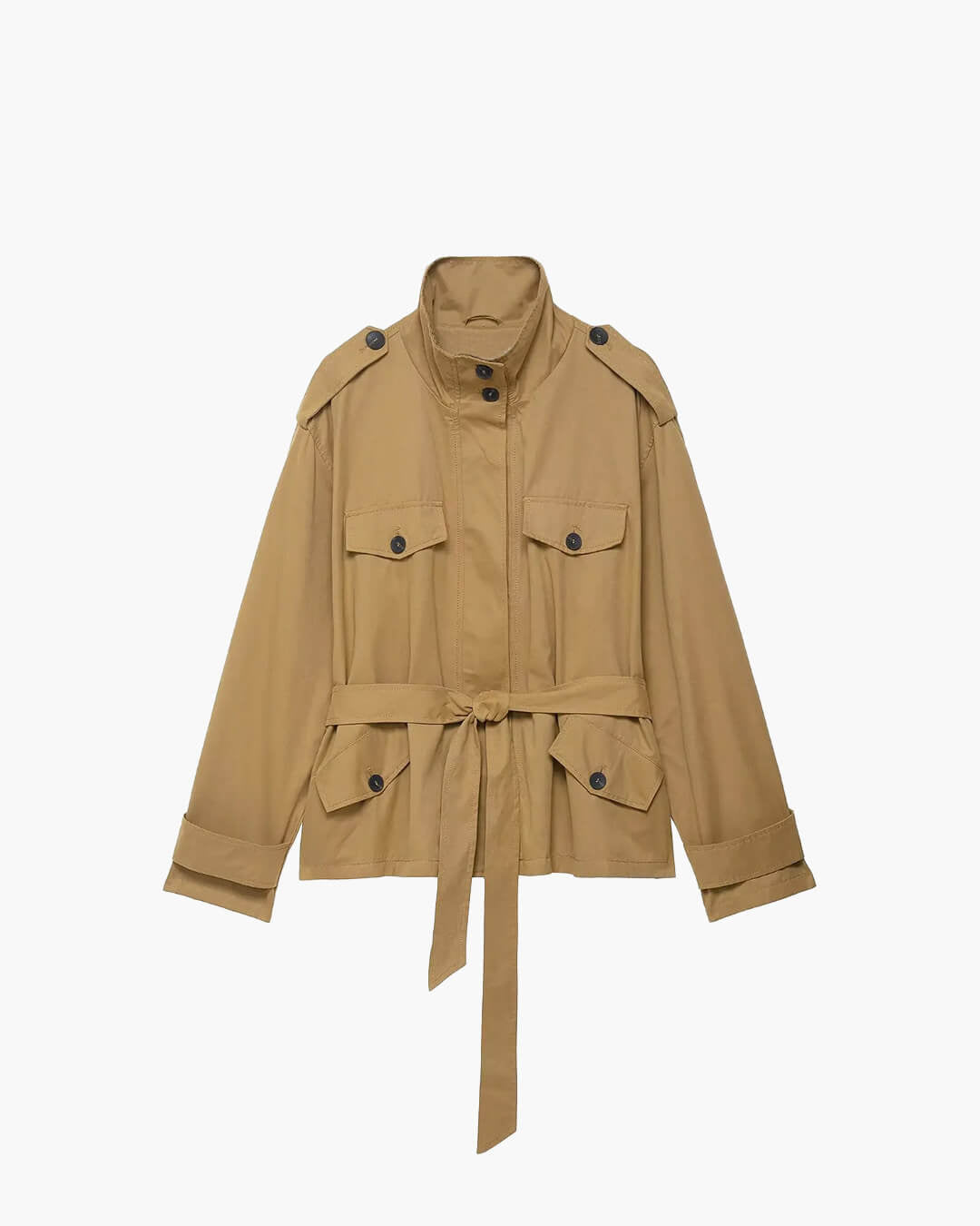 Claire kort trenchcoat- og skortsett
