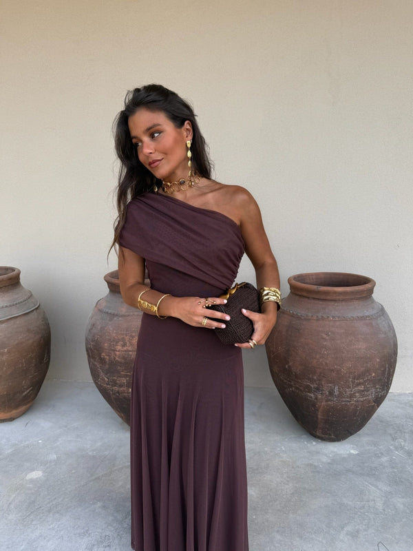 Daniella mesh maxikjole