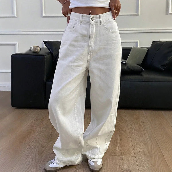 Danielle baggy jeans med vide ben