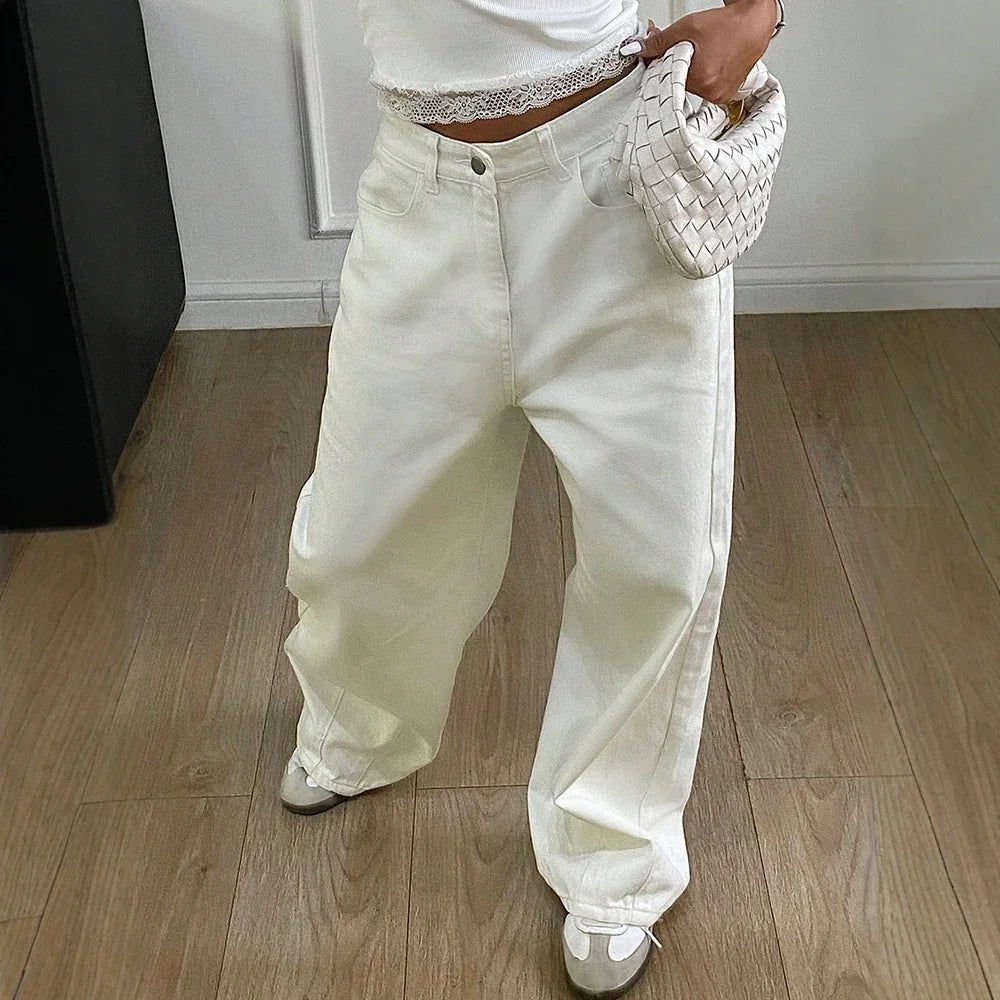 Danielle baggy jeans med vide ben