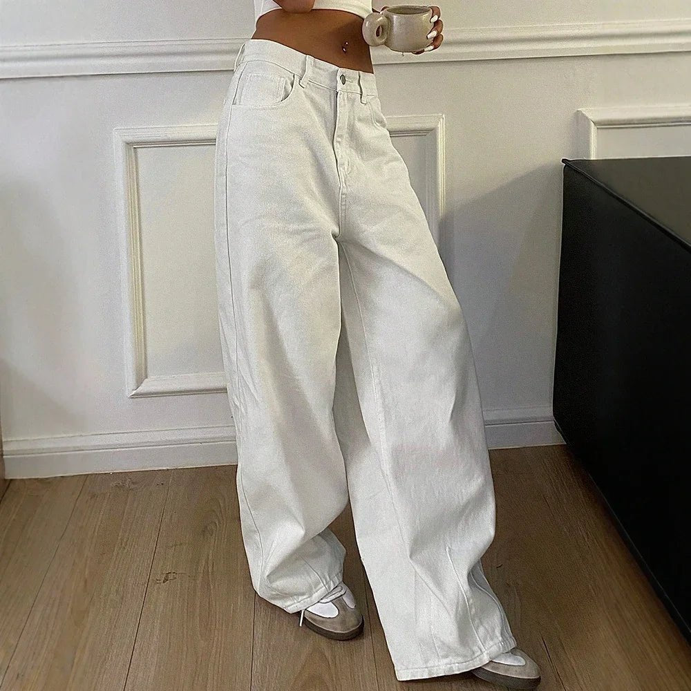 Danielle baggy jeans med vide ben