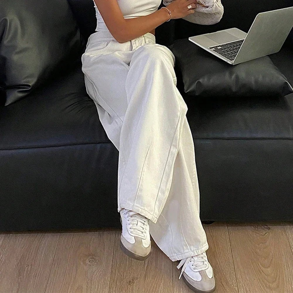 Danielle baggy jeans med vide ben