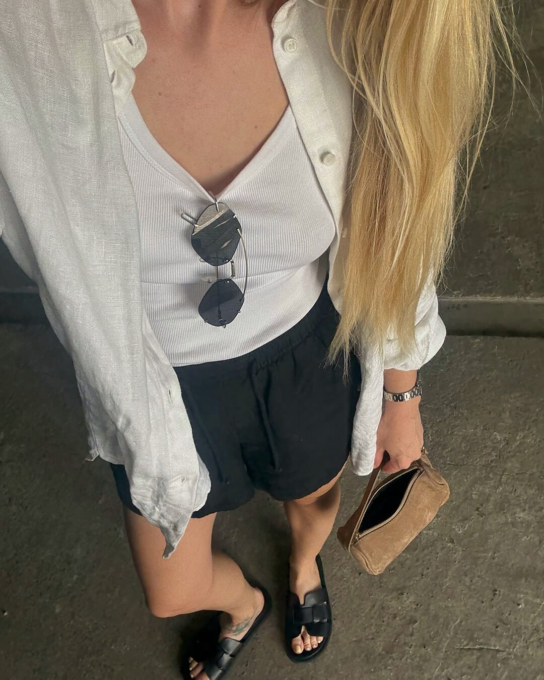 Danika semsket mini-skulderveske