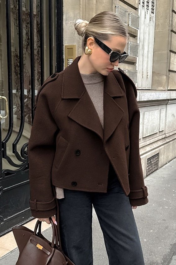 Daphne kort høst- og vinterkåpe