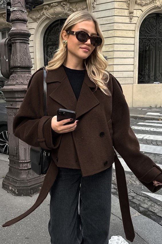 Daphne kort høst- og vinterkåpe