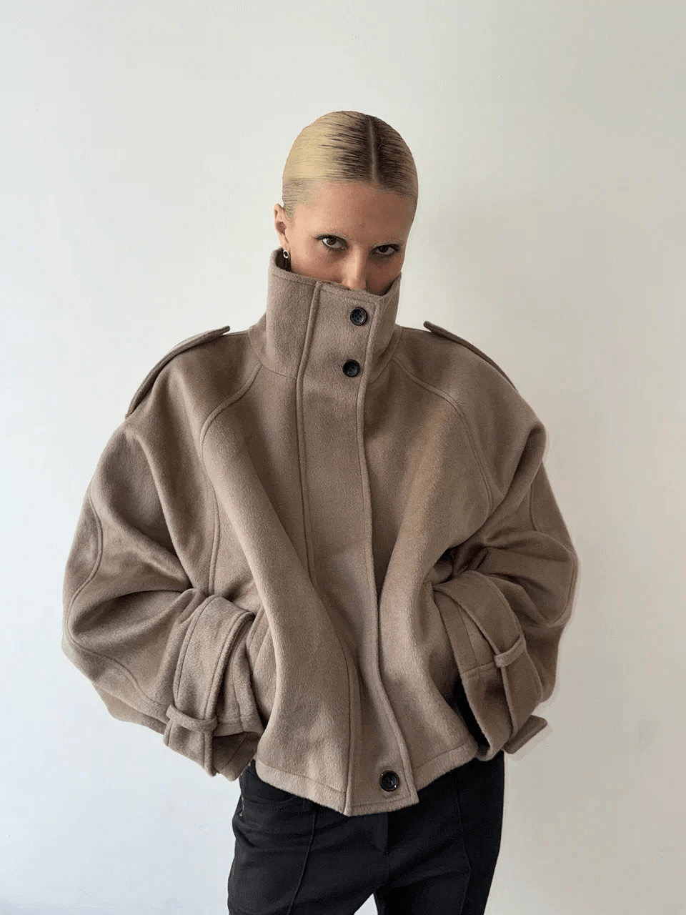 Fiona kort kåpe