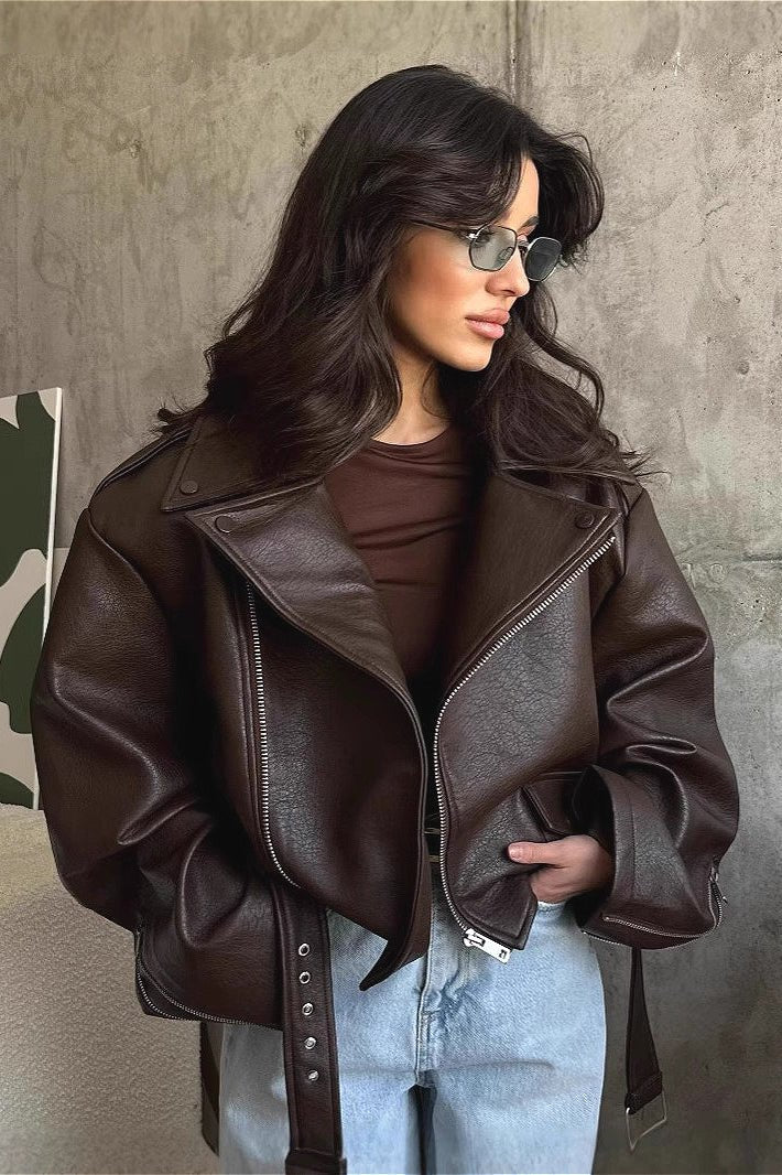 Gertrude Vegan Leather Jacket