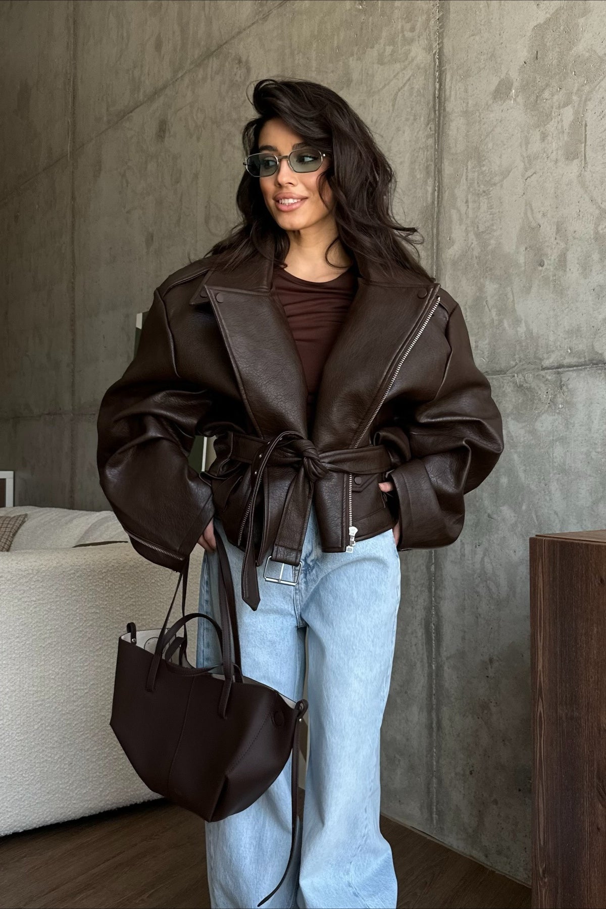 Gertrude Vegan Leather Jacket