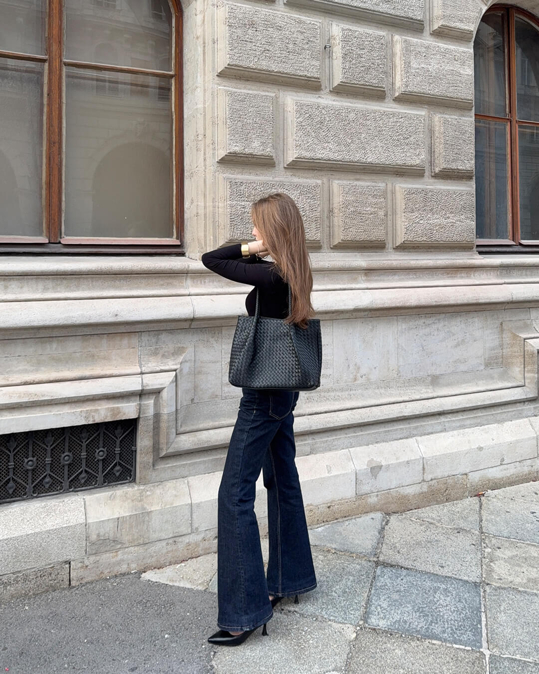Gracie-vevd veske XL