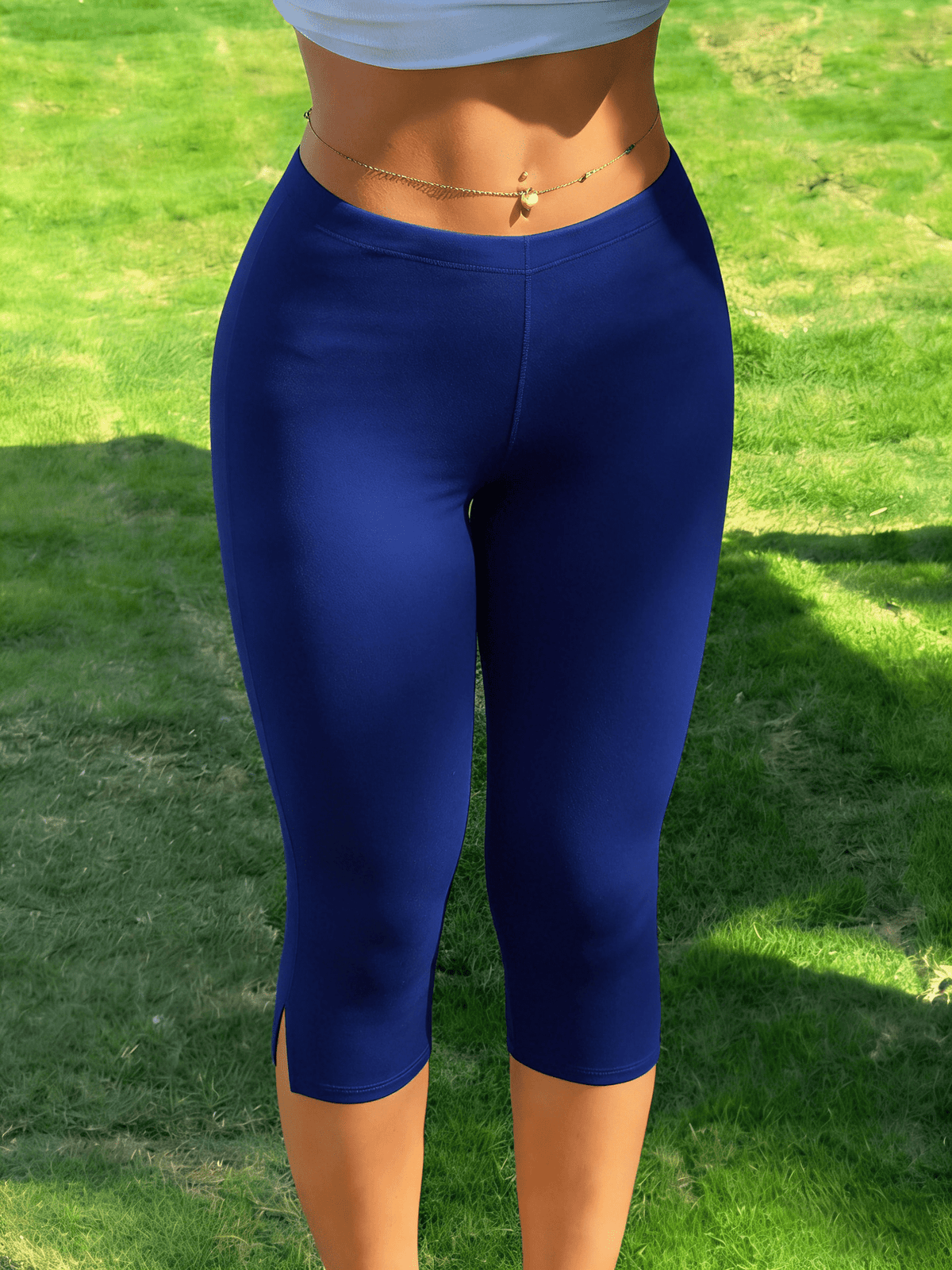 Halia caprileggings med splitt i falden