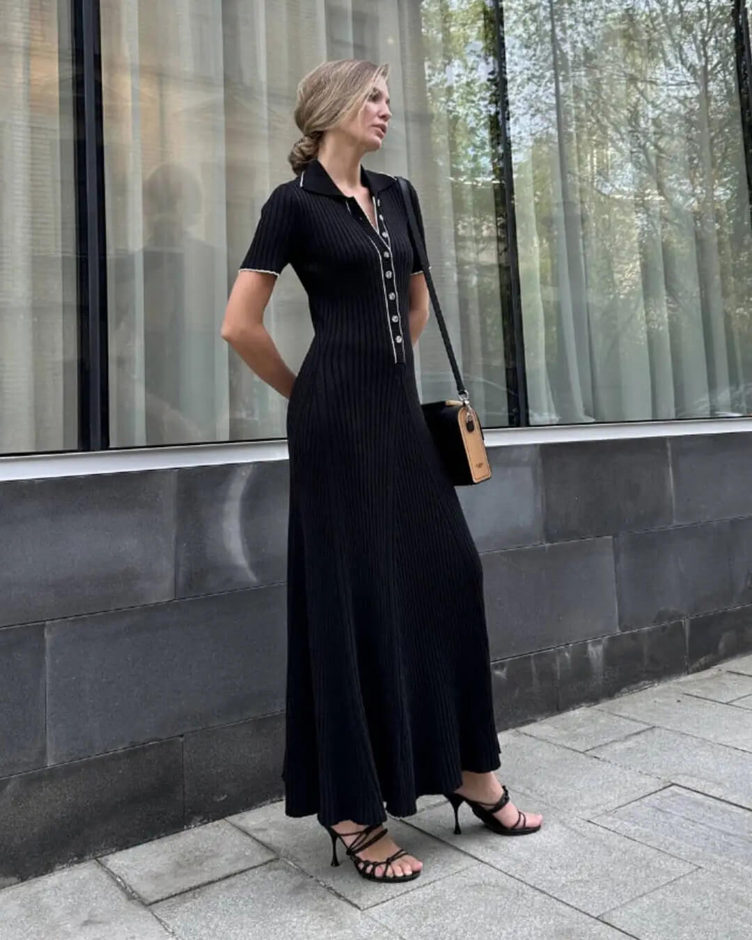 Harriet strikket midikjole