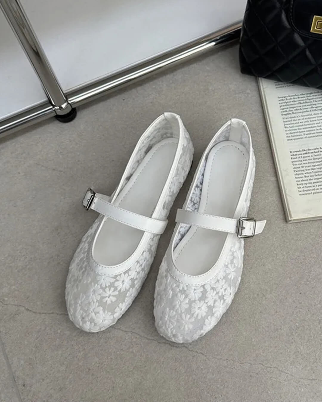 Helen Mary Jane-ballettsko i mesh