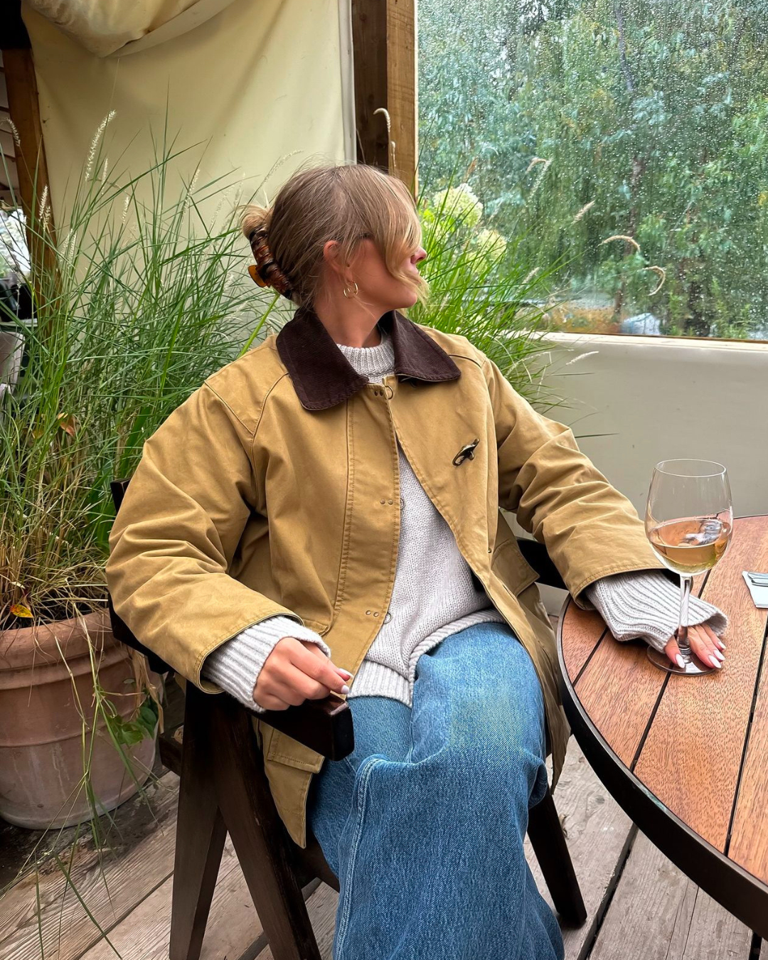 Jacky låvejakke i kanvas