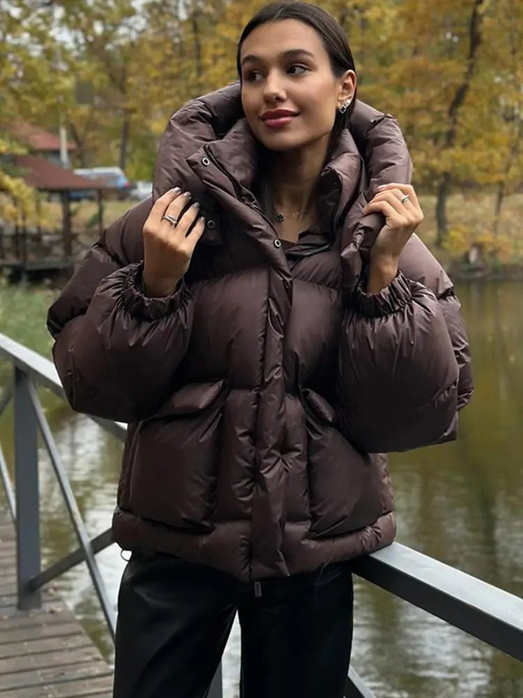 Janine vattert jakke med hette