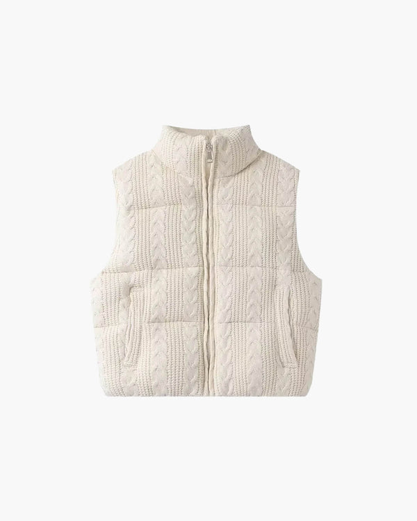 Jayden strikket ermeløs vest