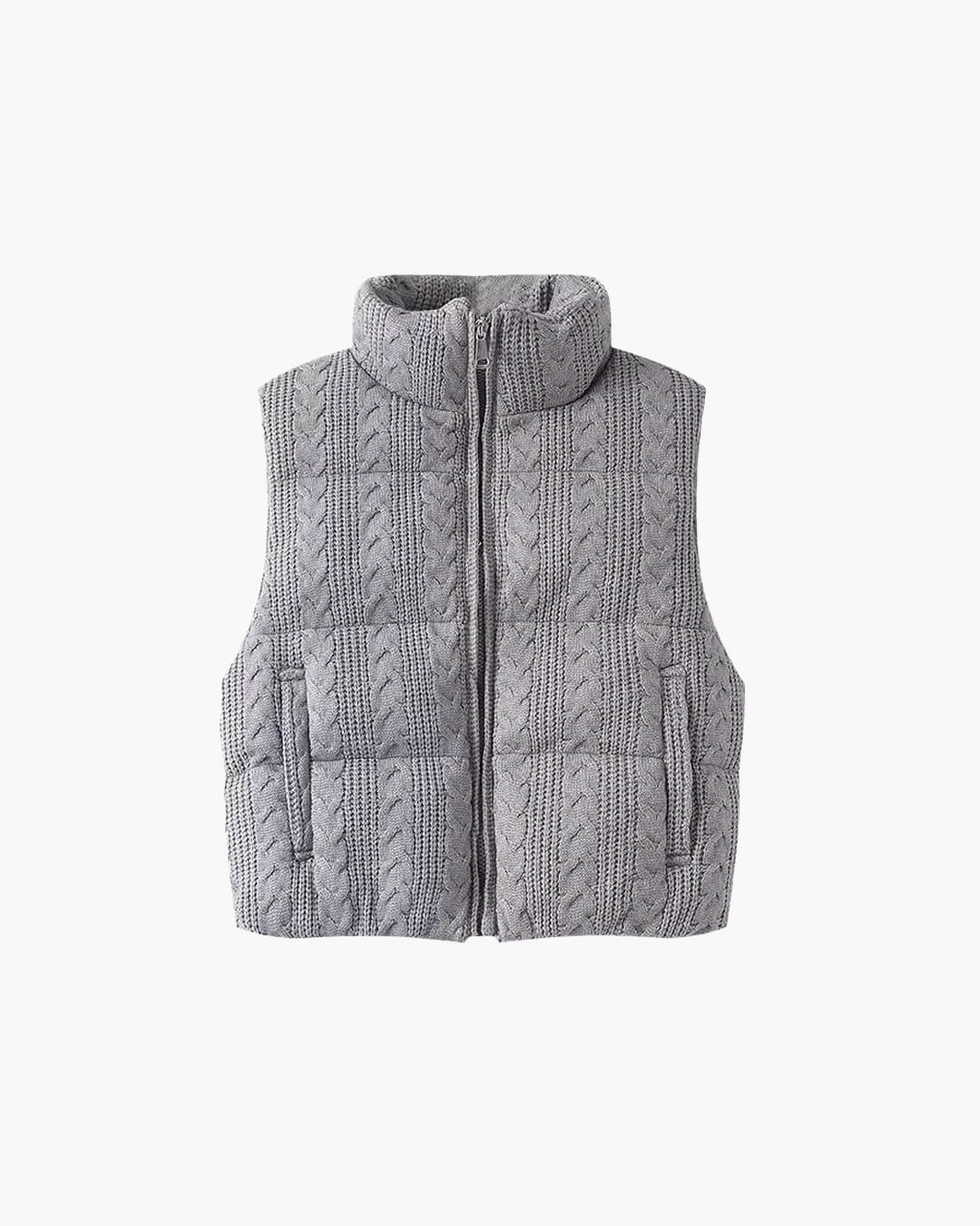 Jayden strikket ermeløs vest