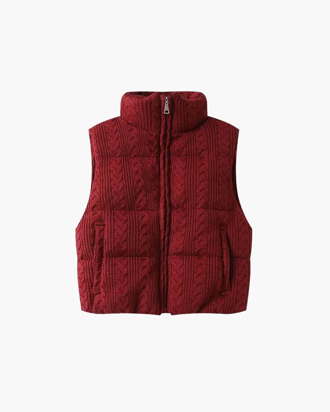 Jayden strikket ermeløs vest