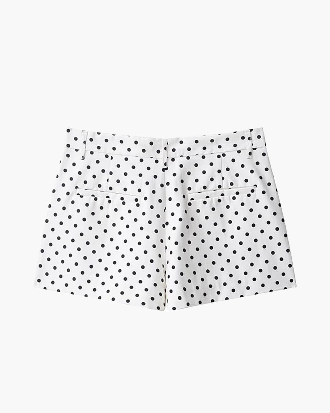 Jillian shorts med prikker og middels høyt liv