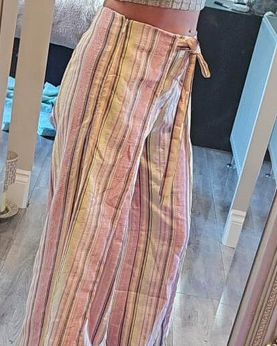 Julie Vertical Stripe Trousers