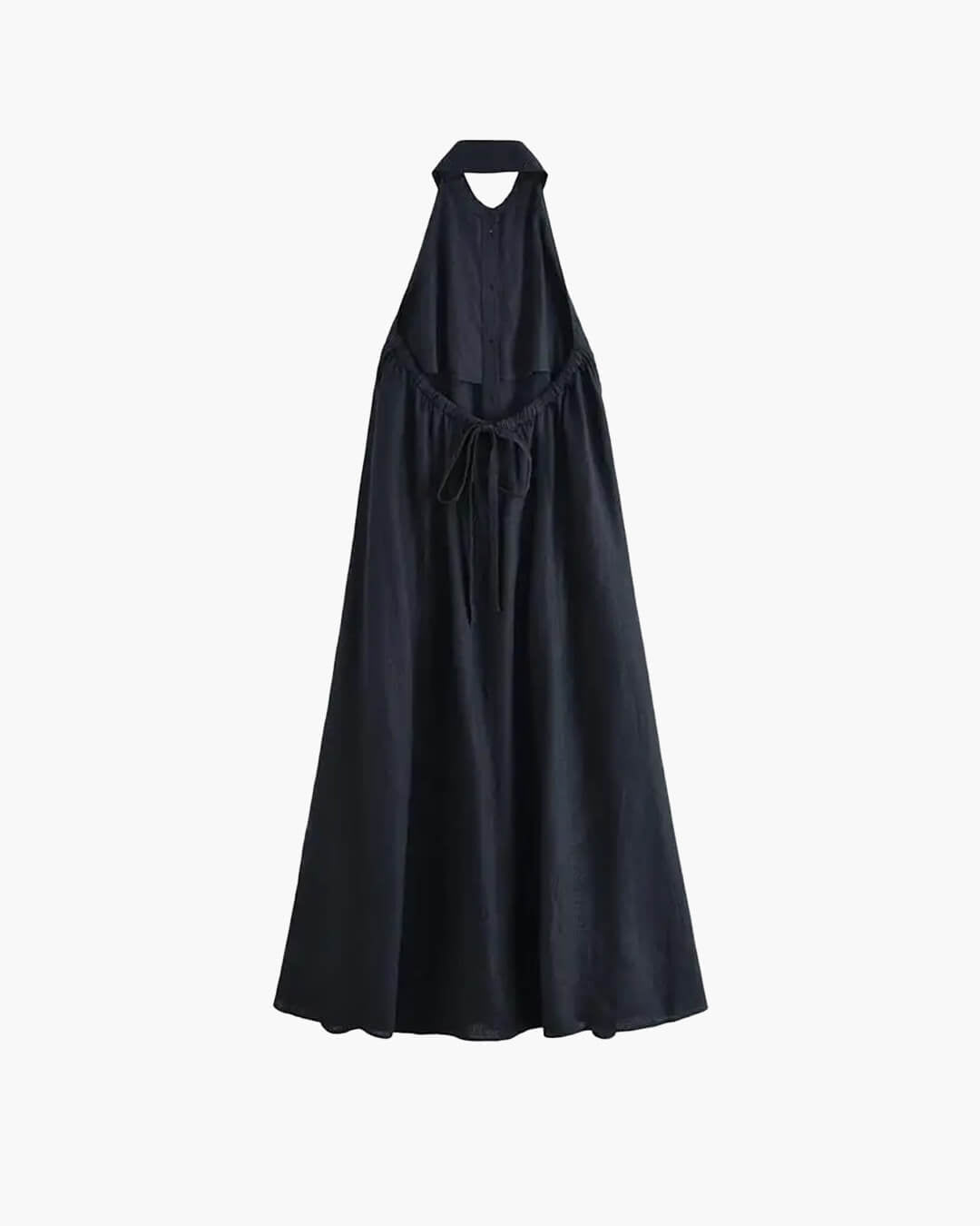 Kaya elegant maxikjole med halterneck