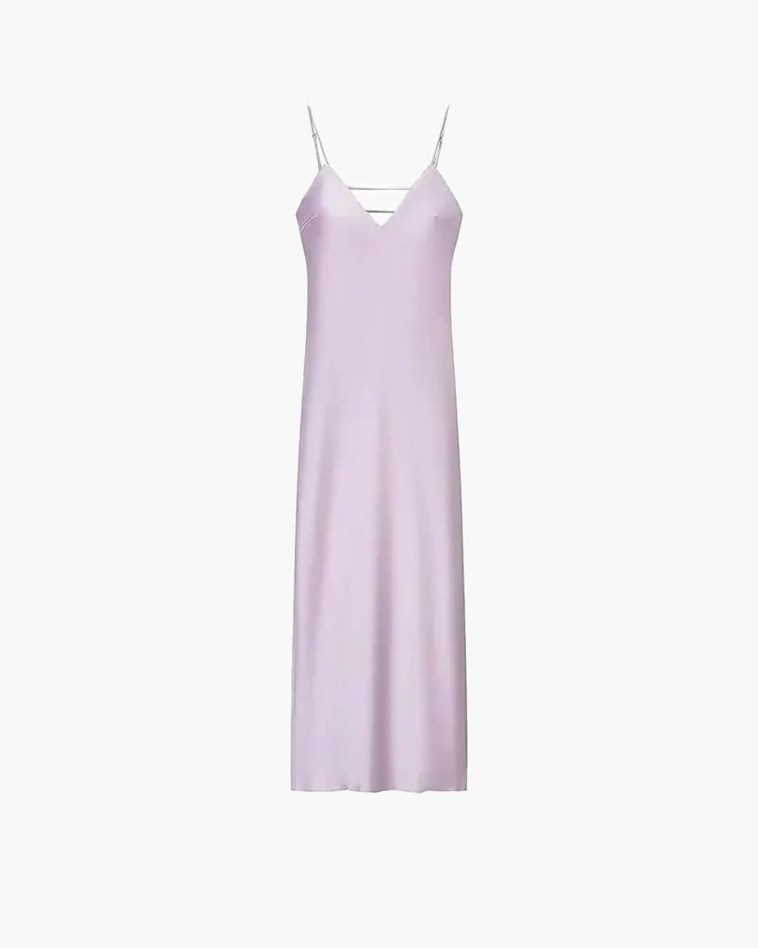 Kirra ryggfri satengmaxikjole