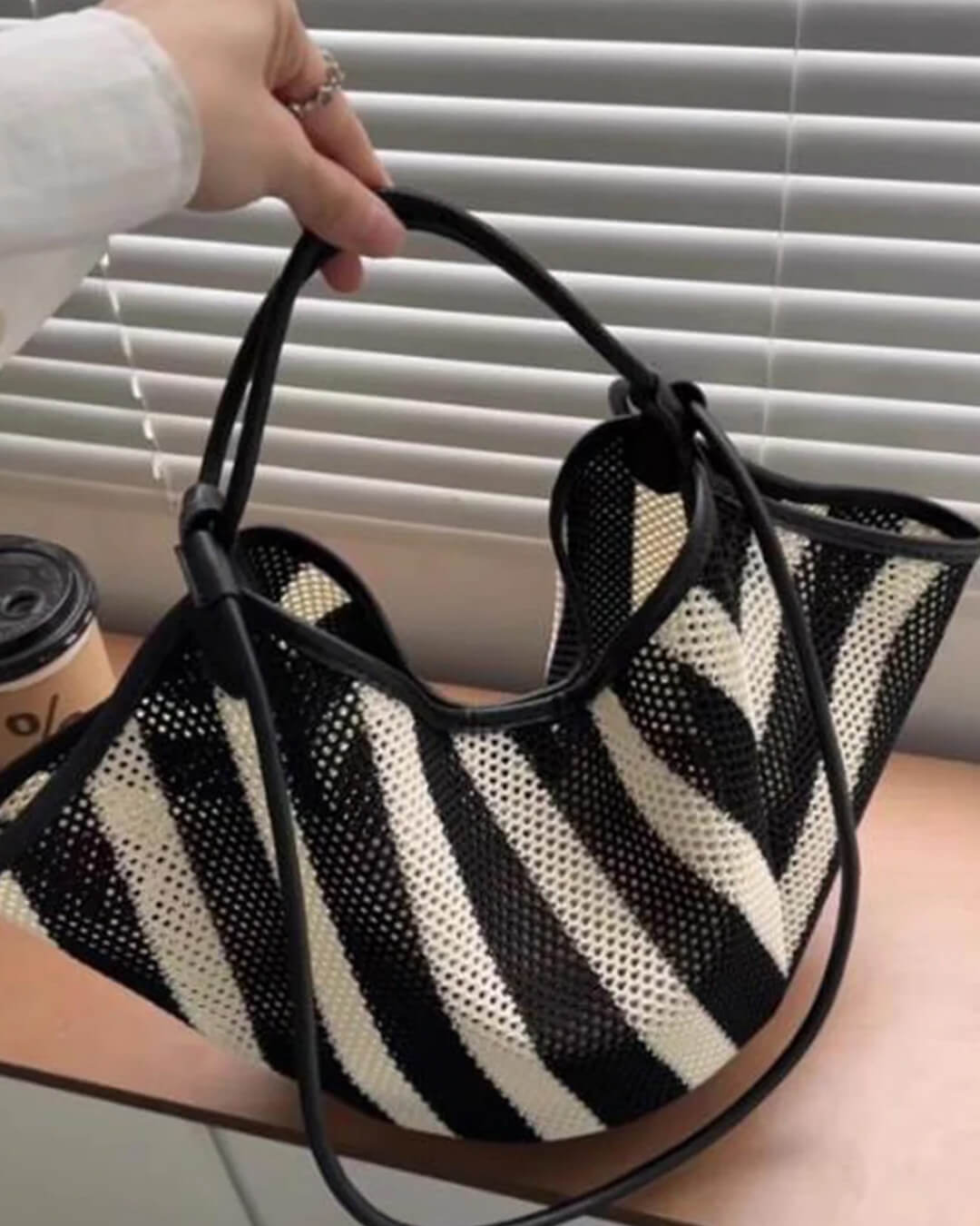 Liam Woven Crossbody Bag