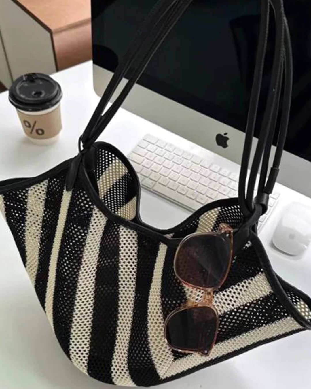 Liam Woven Crossbody Bag