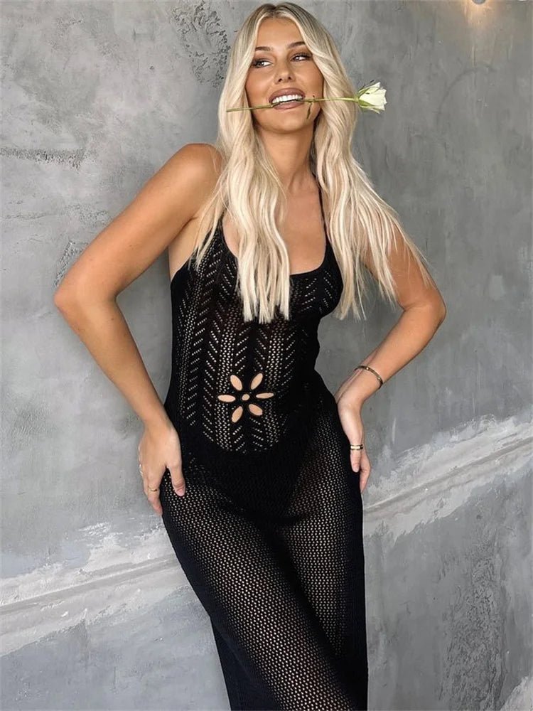 Lilith hulstrikket maxikjole