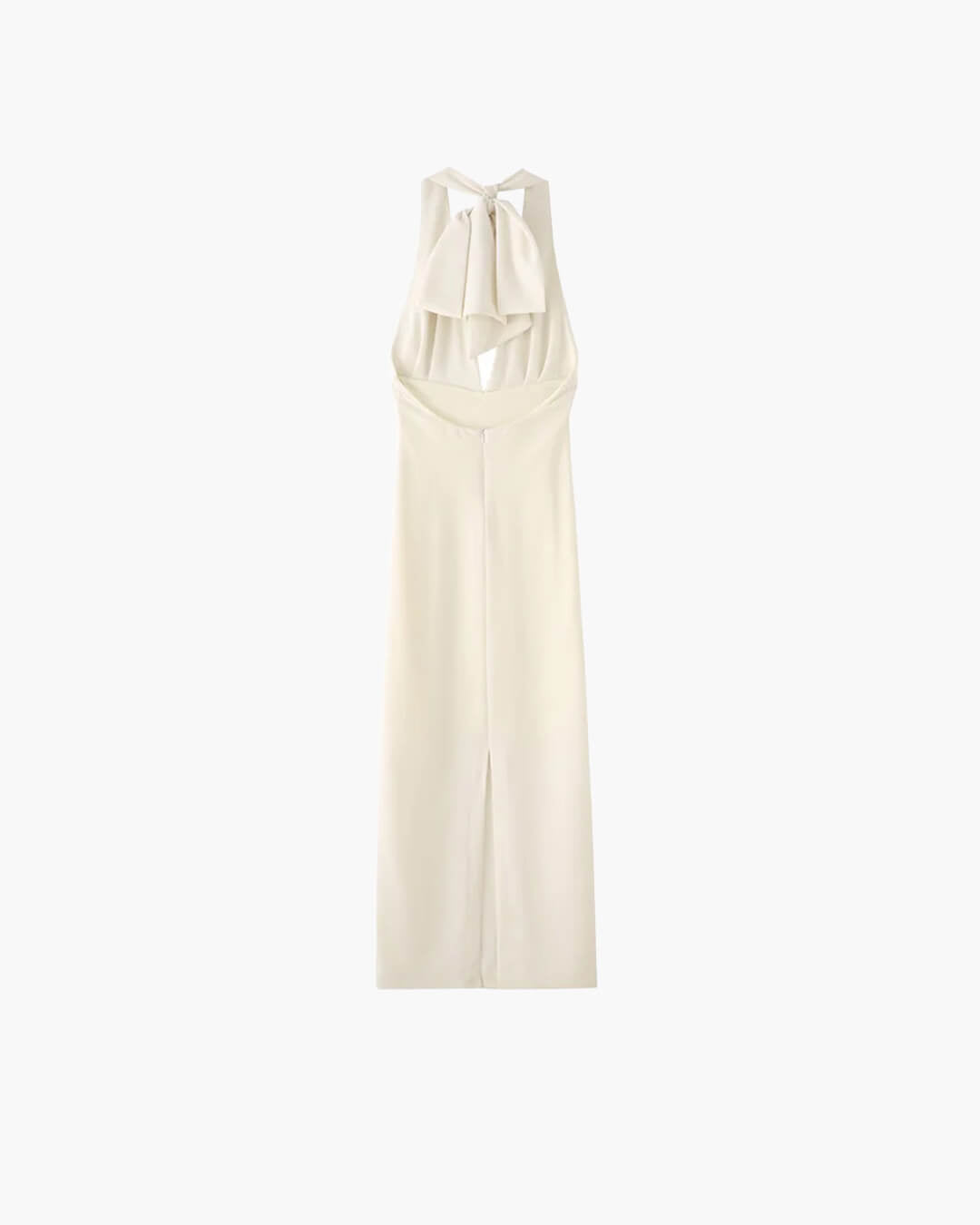 Lisa ryggløs halter-maxikjole