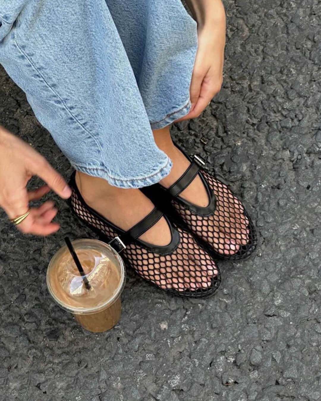 Margaux ballettsko i mesh