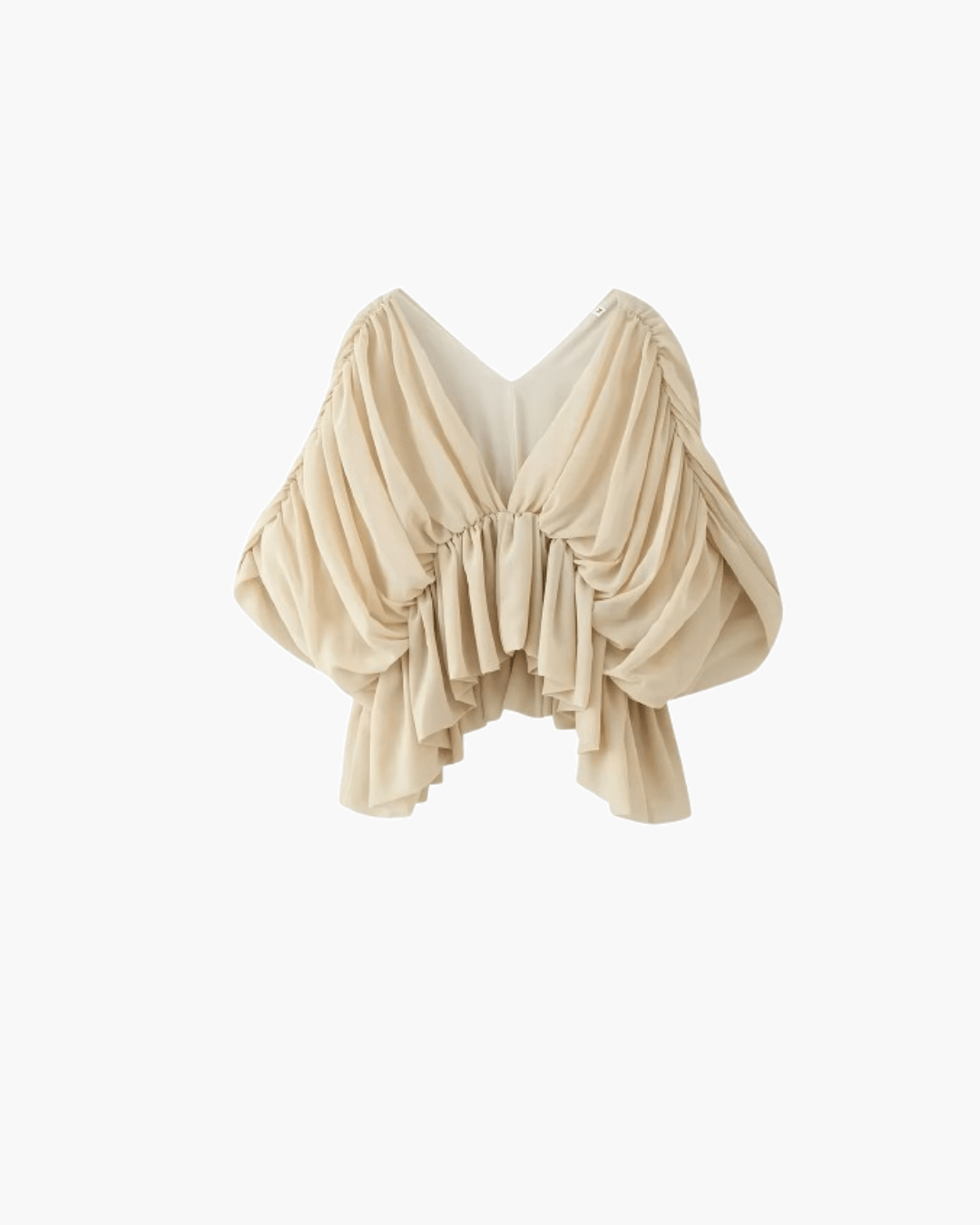 Margot drapert chiffontopp