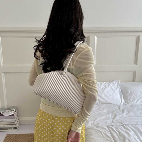 Mariana Pleated Shoulder Bag