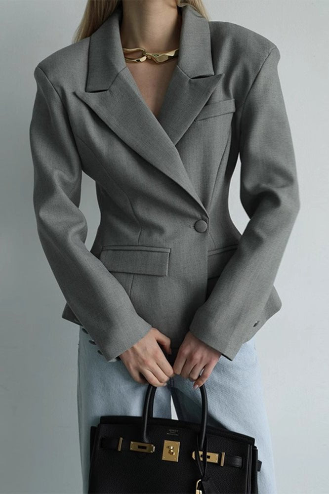 Maxine blazer med skjerfkrage
