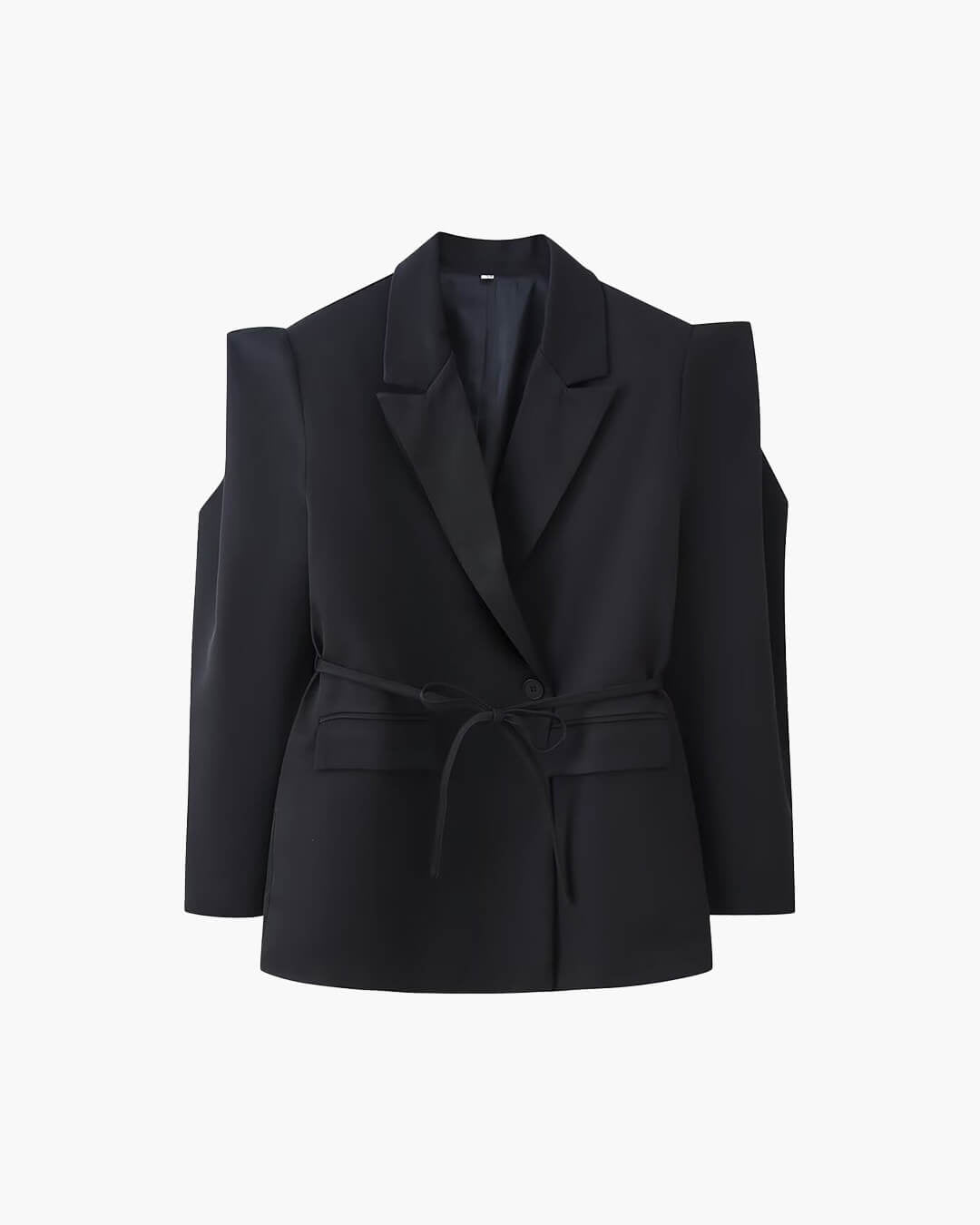Megan blazer med knyting foran