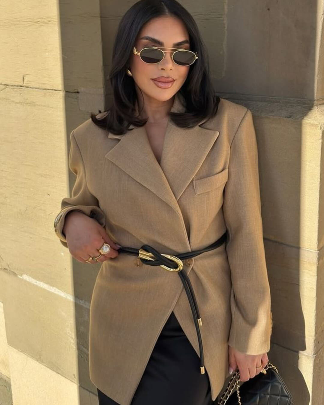 Myrna innsvinget blazer med slag