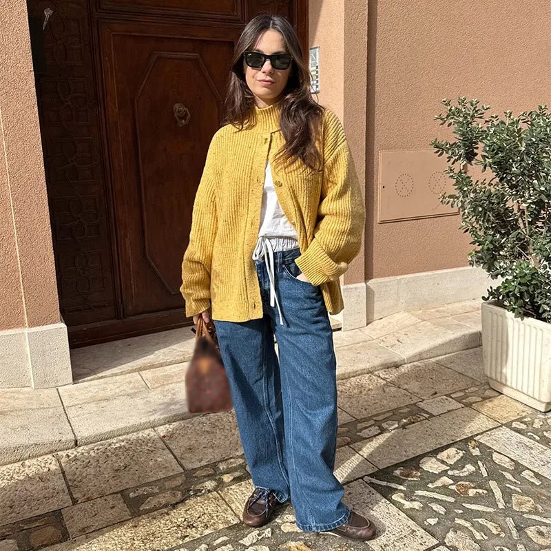 Nicola oversized strikket cardigan